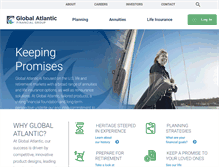 Tablet Screenshot of globalatlantic.com